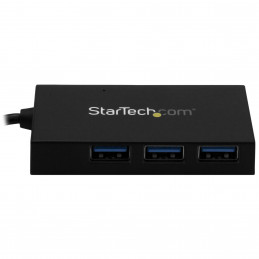 StarTech.com HB30A3A1CFB hub & concentrateur USB 3.2 Gen 1 (3.1 Gen 1) Type-A 5000 Mbit s Noir