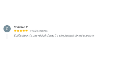 N 12 - Témoignages Clients sur Google