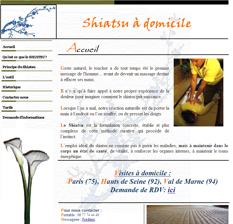 Shiatsu-a-Domicile fait par LM2I